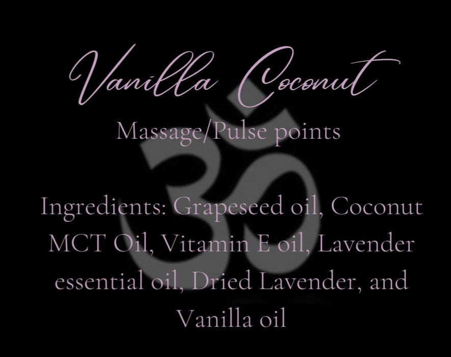 Vanilla Coconut Massage Oil