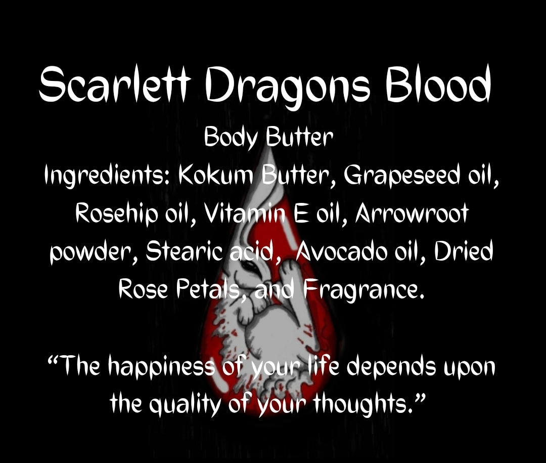 Scarlett Dragon's Blood Body Butter 4 Oz.